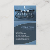 Optische Visitenkarte mit Terminvereinbarung Terminkarte (Vorderseite)