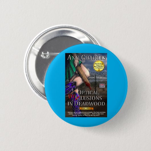 Optische Wahnvorstellungen im Pinback-Knopf Button (Vorne & Hinten)