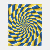 Optischer Bewegungs-Illusion Vintager Hintergrund. Fleecedecke (Vorderseite)
