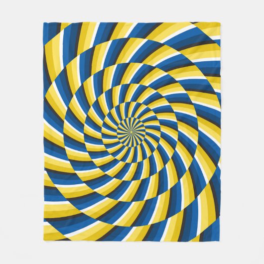 Optischer Bewegungs-Illusion Vintager Hintergrund. Fleecedecke (Vorderseite)