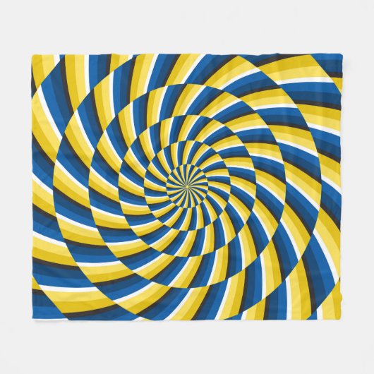 Optischer Bewegungs-Illusion Vintager Hintergrund. Fleecedecke (Vorderseite (Horizontal))
