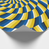 Optischer Bewegungs-Illusion Vintager Hintergrund. Geschenkpapier (Ecke)