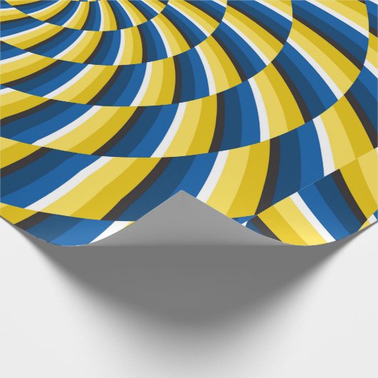 Optischer Bewegungs-Illusion Vintager Hintergrund. Geschenkpapier (Ecke)