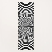 Optischer Illusionstunnel - Hypnotisches Schwarz u Yogamatte (Vorderseite)