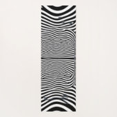 Optischer Illusionstunnel - Hypnotisches Schwarz u Yogamatte (Rückseite)