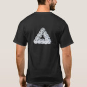 Optischer Illusionswürfel-T - Shirt (Rückseite)