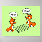 Optischer Illustrationstrick Poster (Vorne)