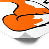 Optischer Illustrationstrick Poster (Ecke)