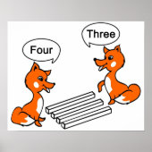 Optischer Illustrationstrick Poster (Vorne)