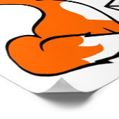 Optischer Illustrationstrick Poster (Ecke)