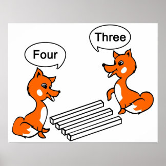 Optischer Illustrationstrick Poster