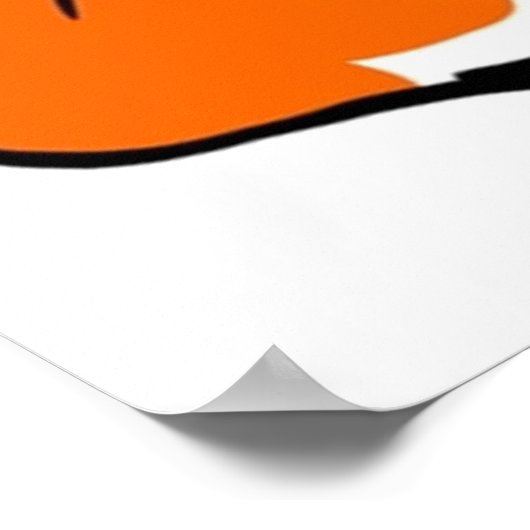 Optischer Illustrationstrick Poster (Ecke)