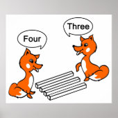 Optischer Illustrationstrick Poster (Vorne)