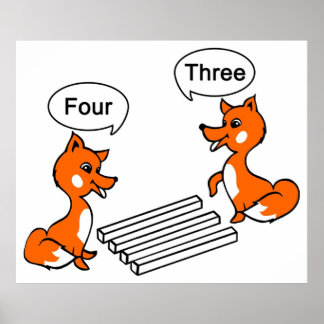 Optischer Illustrationstrick Poster