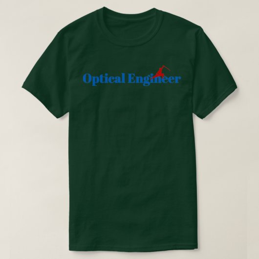 Optischer Ingenieur Ninja T-Shirt (Design vorne)