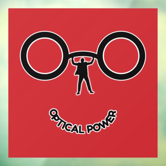 Optischer Power Fensteraufkleber (Blatt 3)