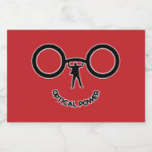 Optischer Power Schaumweinetikett (Einzelnes Label)