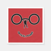 Optischer Power Serviette (Vorderseite)