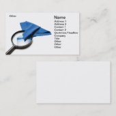 Optischer Reiniger Visitenkarte (Vorne/Hinten)