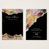 Optisches Design auf schwarzer Halskette-Display-K (Vorne & Hinten)