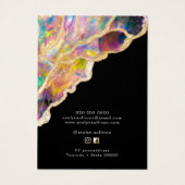 Optisches Design auf schwarzer Halskette-Display-K (Rückseite)