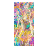 optisches Design auf schwarzer Preisliste Werbekarte (Hinten)