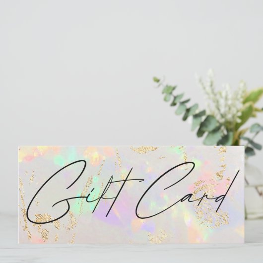 optisches Geschenkgutschein (Stehend Vorderseite)