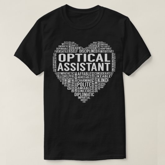 Optisches HilfsHerz T-Shirt (Design vorne)