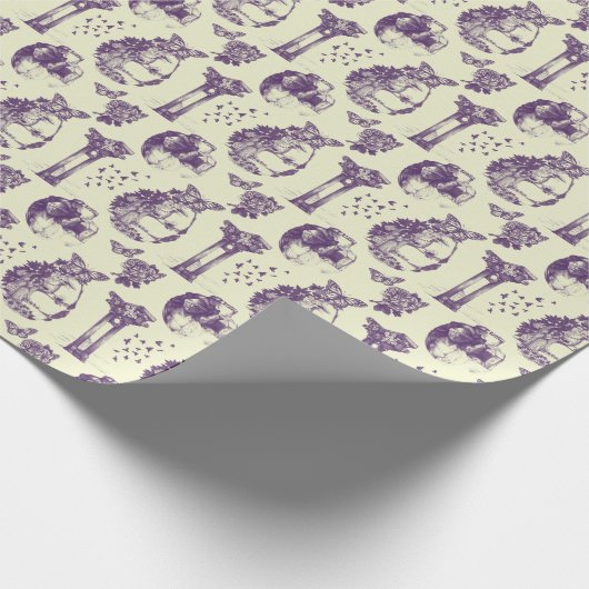 optisches Illusionsgeschenk Wrap Wrapping Paper Geschenkpapier (Ecke)