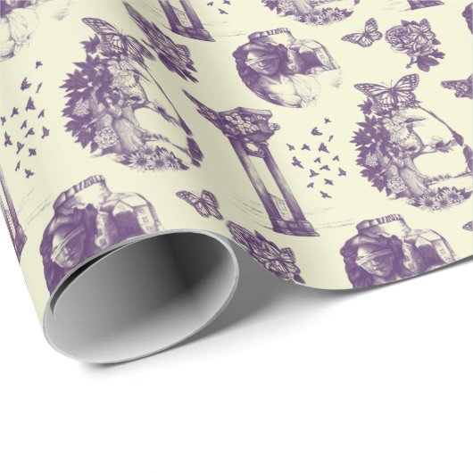 optisches Illusionsgeschenk Wrap Wrapping Paper Geschenkpapier (Rolleneckpunkt)