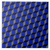 Optisches Illusionsmuster Benutzerdefinierter Hint Fliese (Vorderseite)