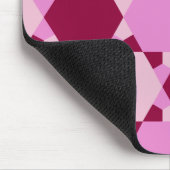 Optisches Illusionsmuster für Girl-Pink-Dreieck Mousepad (Ecke)