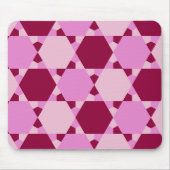 Optisches Illusionsmuster für Girl-Pink-Dreieck Mousepad (Vorne)