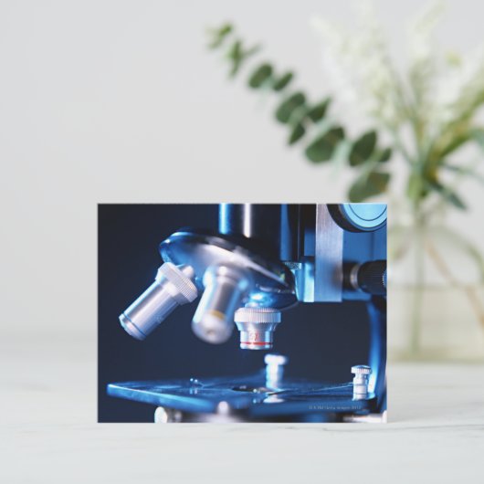 Optisches Mikroskop 3 Postkarte (Stehend Vorderseite)
