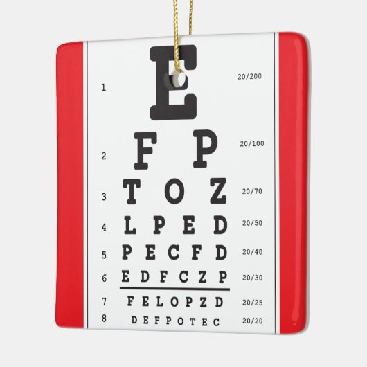 Optisches Ornament der Augen (Links)