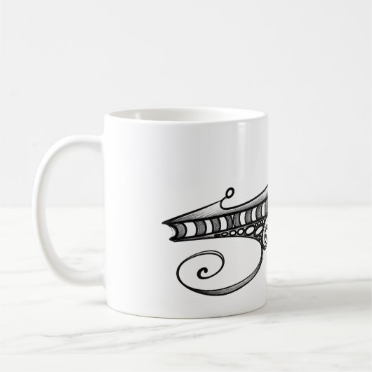 Optisches Raumschiff Kaffeetasse (Links)
