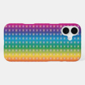 Optisches Regenbogenmuster-Design iPhone Hülle (Rückseite (Horizontal))
