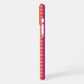 Optisches Regenbogenmuster-Design iPhone Hülle (Linke Seite)