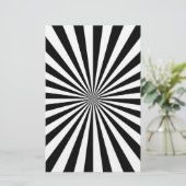 Optisches Sonnenschutzgitterdesign Briefpapier (Stehend Vorderseite)