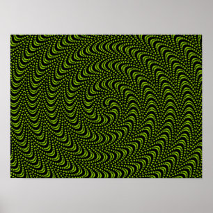 Optisches Swirl-Design GRÖSSERE GRÖSSEN UNTER ANPA Poster