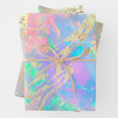 optisches Texturpapier Geschenkpapier Set (Beispiel)