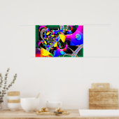 Optisches Universum Poster (Küche)