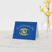 Optometentag Dankeschön Karte (Gelbe Blume)