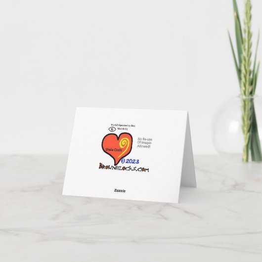 Optometentag Dankeschön Karte (Rückseite)