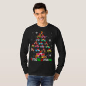 Optometree Xmas Tree Lights Santa Sungasse Op T-Shirt (Vorne ganz)