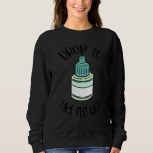 Optometrie Auge fallen, als wäre es heißer Optomet Sweatshirt