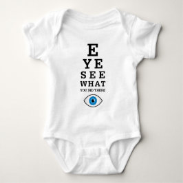 Optometrie-Auge sehen Baby Strampler