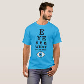 Optometrie-Auge sehen T-Shirt (Vorne ganz)