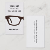 Optometrie Augenbrille Visitenkarte (Vorne/Hinten)