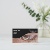 Optometrie Augenverschluss Visitenkarte (Stehend Vorderseite)